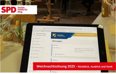 Weihnachtssitzung 2025