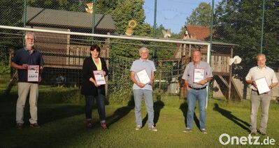 v. links:Thomas Steiner, Andrea Haller-Trepesch, Peter Lehner, Hermann Völlger und Hermann Deichler