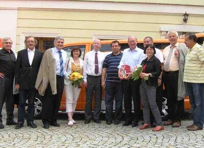 Die bayerischen und tschechischen Sozialdemokraten in Domazlice.