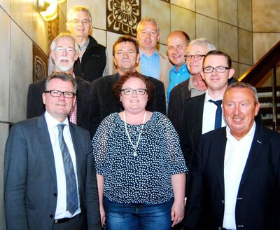Engere Vorstandschaft mit Erstem Bürgermeister Göth