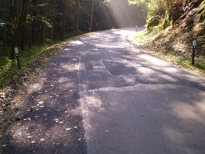 Straße nach Pursruck